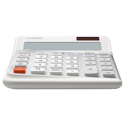 DE-12E-WE Ergonomic Desktop Calculator